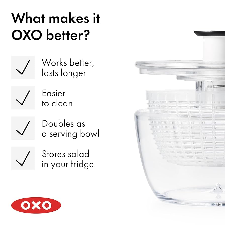OXO Good Grips ガラス サラダスピナー ガラスサラダスピナー | OXO（オクソー）公式サイト